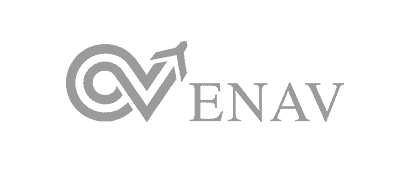 ENAV logo in grey color