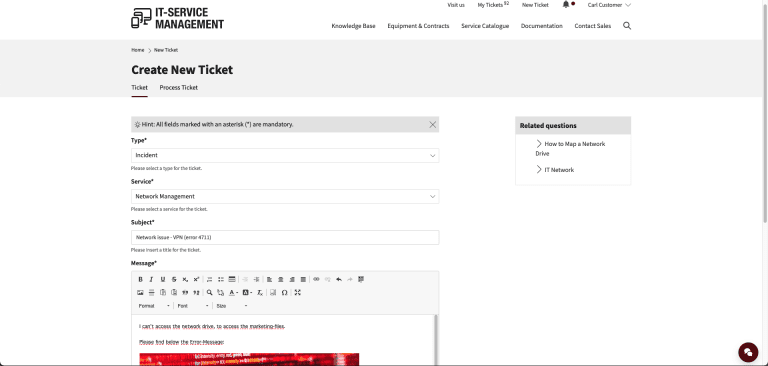 ITSM-External-Create-Ticket