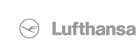 Lufthansa logo in grey color