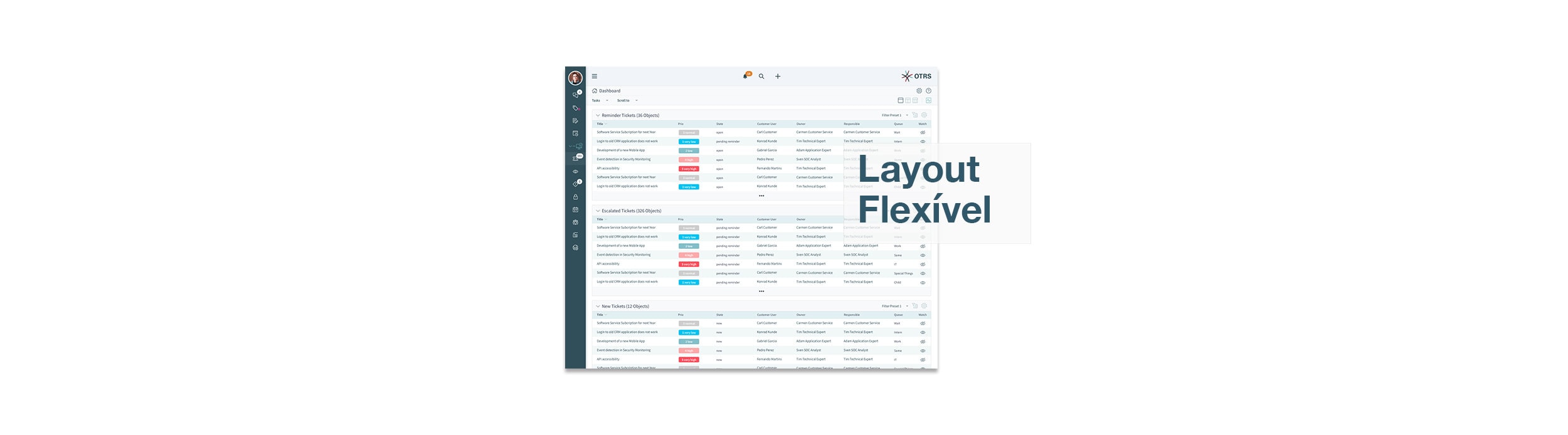 OTRS 8-Screenshot-flexible layout