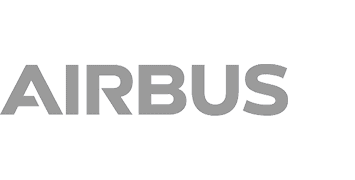 Airbus logo in grey color
