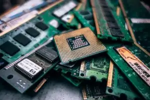 Computer chips to represent the data being protected by GDPR