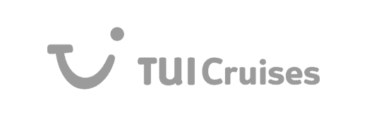 TUI Cruises logo in grey color